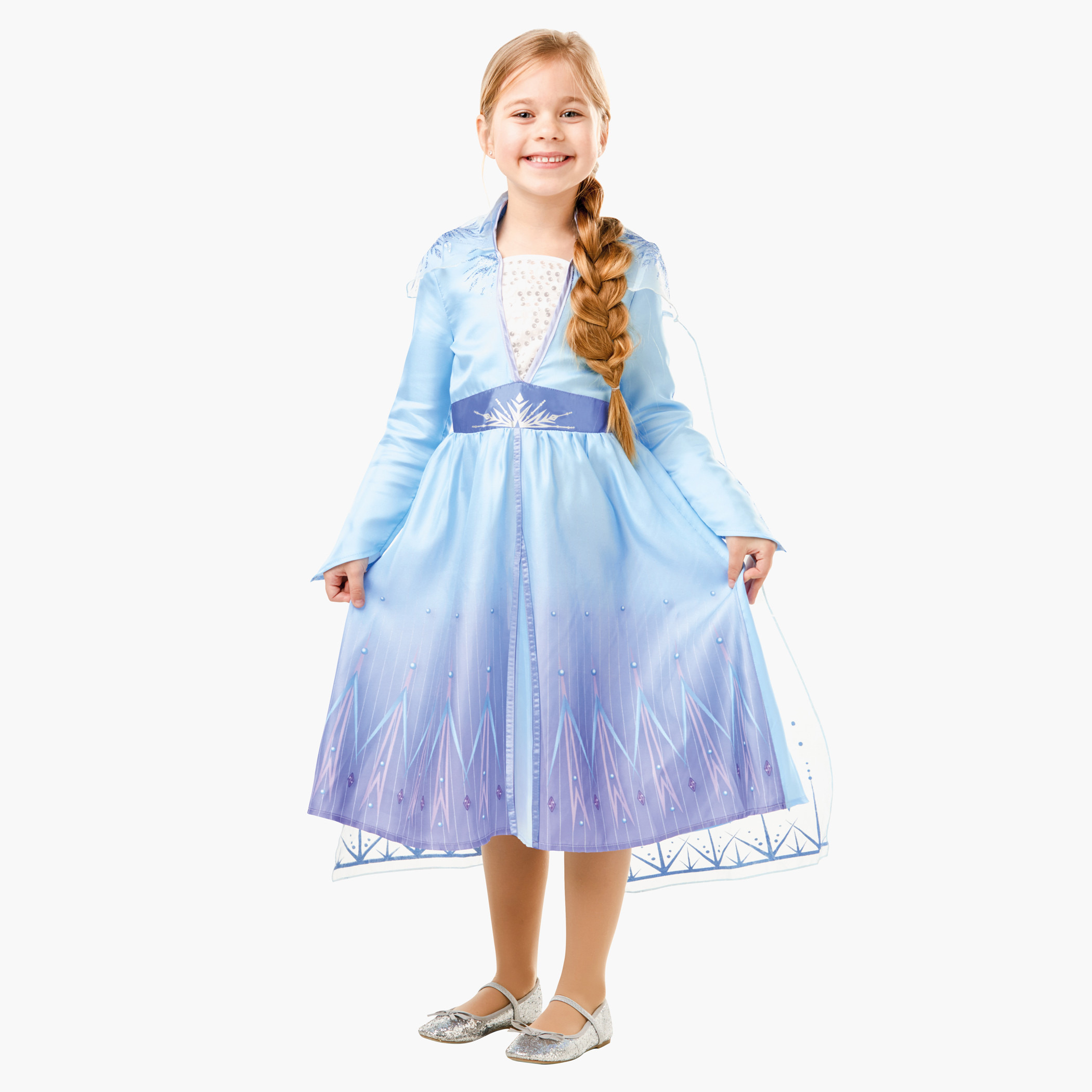 Elsa Gift Set with Accessories: Frozen Dress, Birthday Dress, and Cost