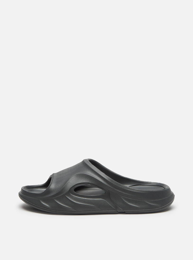 Plain Slip-On Slides-Sandals-image-0