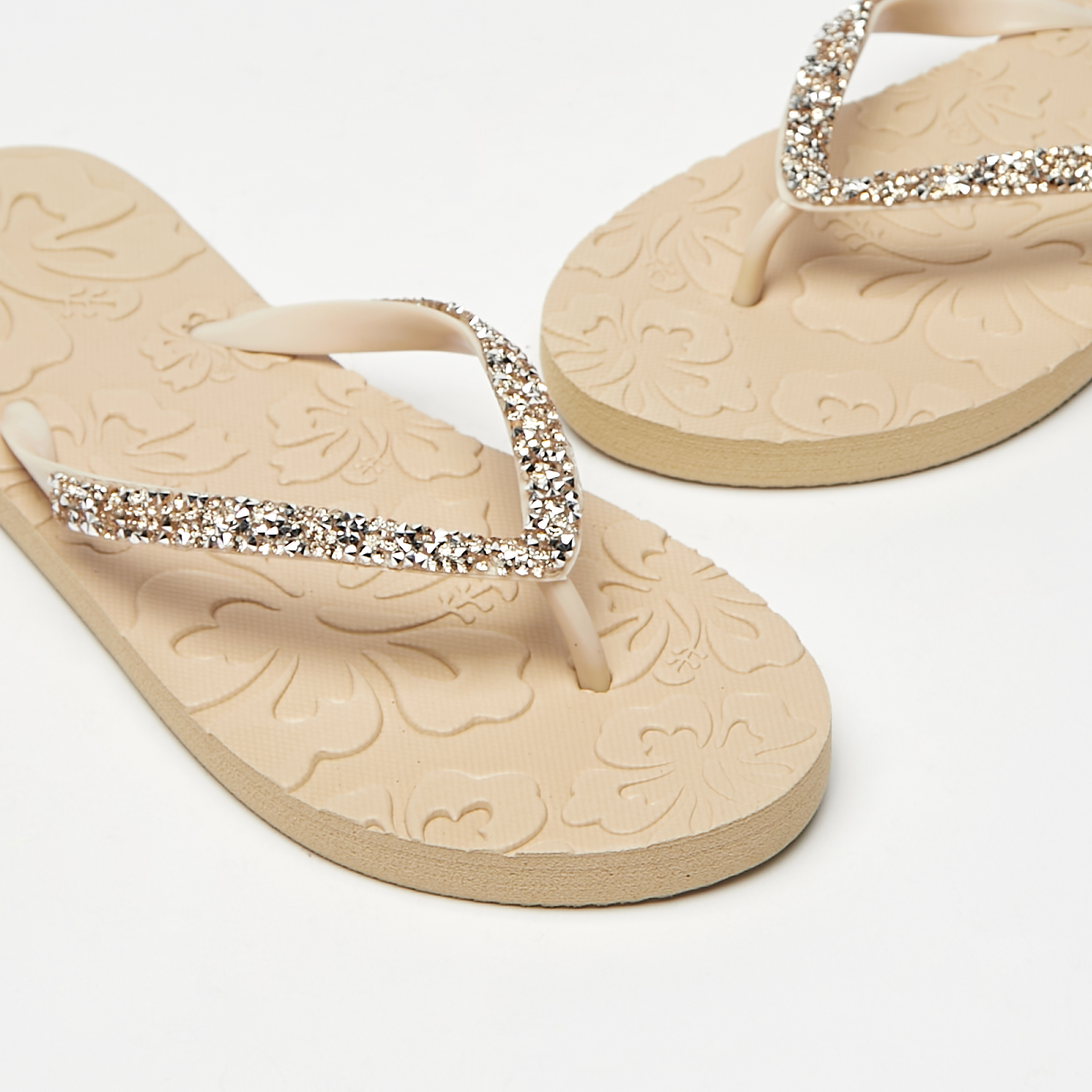 Glitter flip sale flops