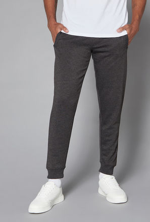 Solid Anti-Pilling Jog Pants with Pockets and Drawstring Closure-mxmen-clothing-bottoms-joggers-2