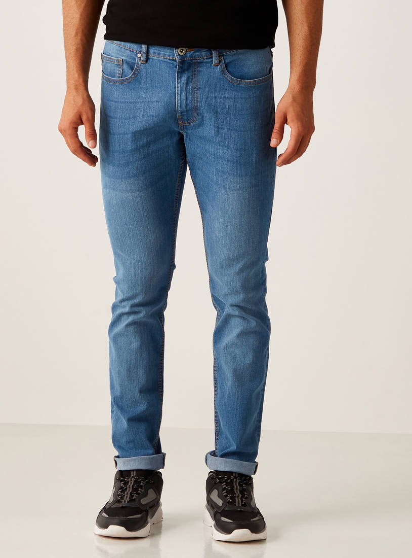 Skinny Fit Better Cotton Jeans-Skinny-image-0