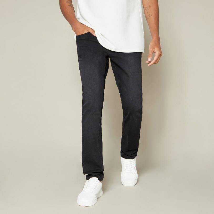 Skinny Fit Better Cotton Jeans--image-0