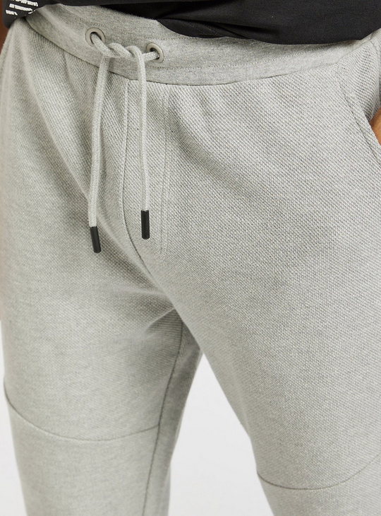 Slim Fit Joggers with Pockets and Elasticated Drawstring Waist