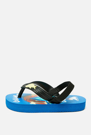 Printed Slingback Beach Slippers