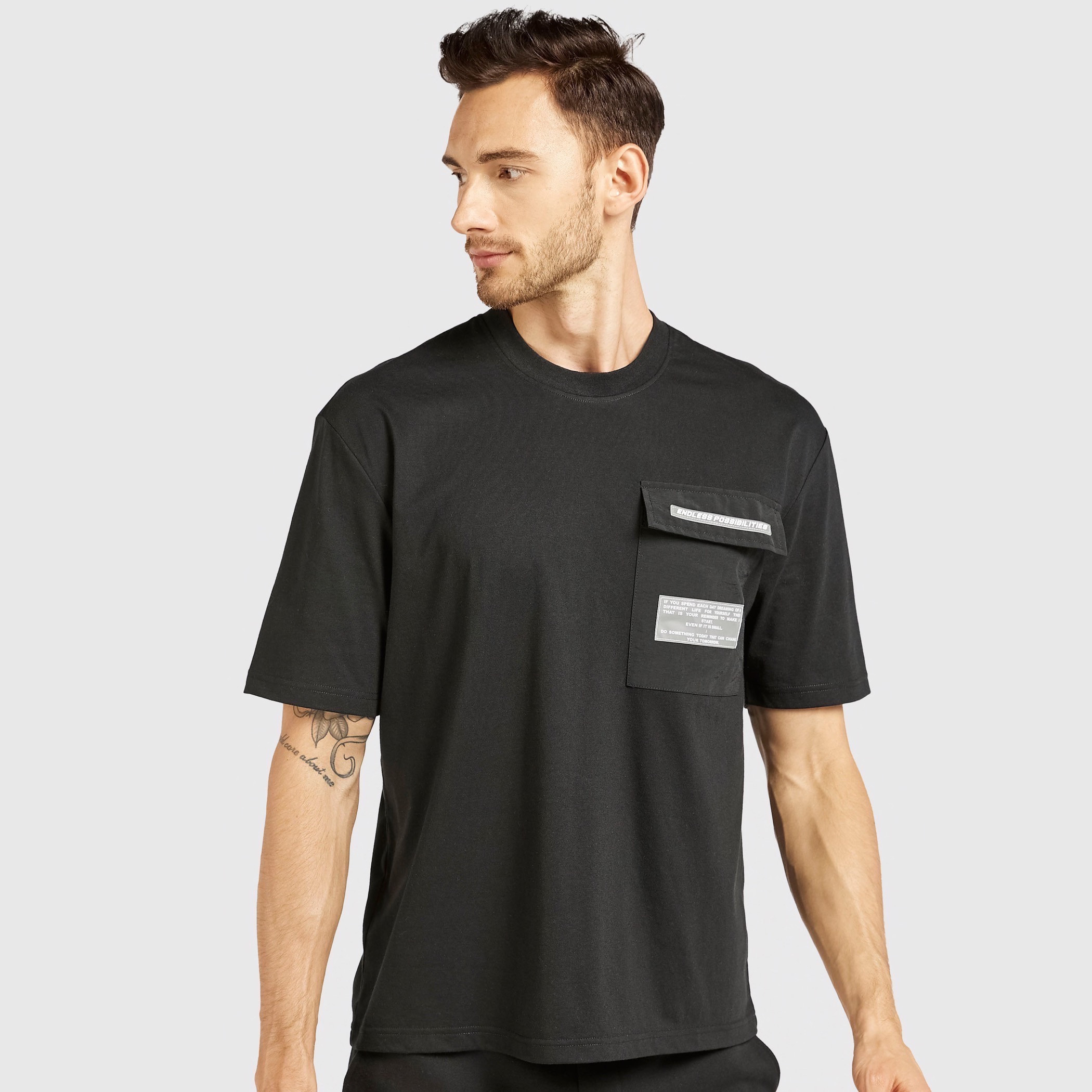 Shop Text Print Oversized T-shirt with 