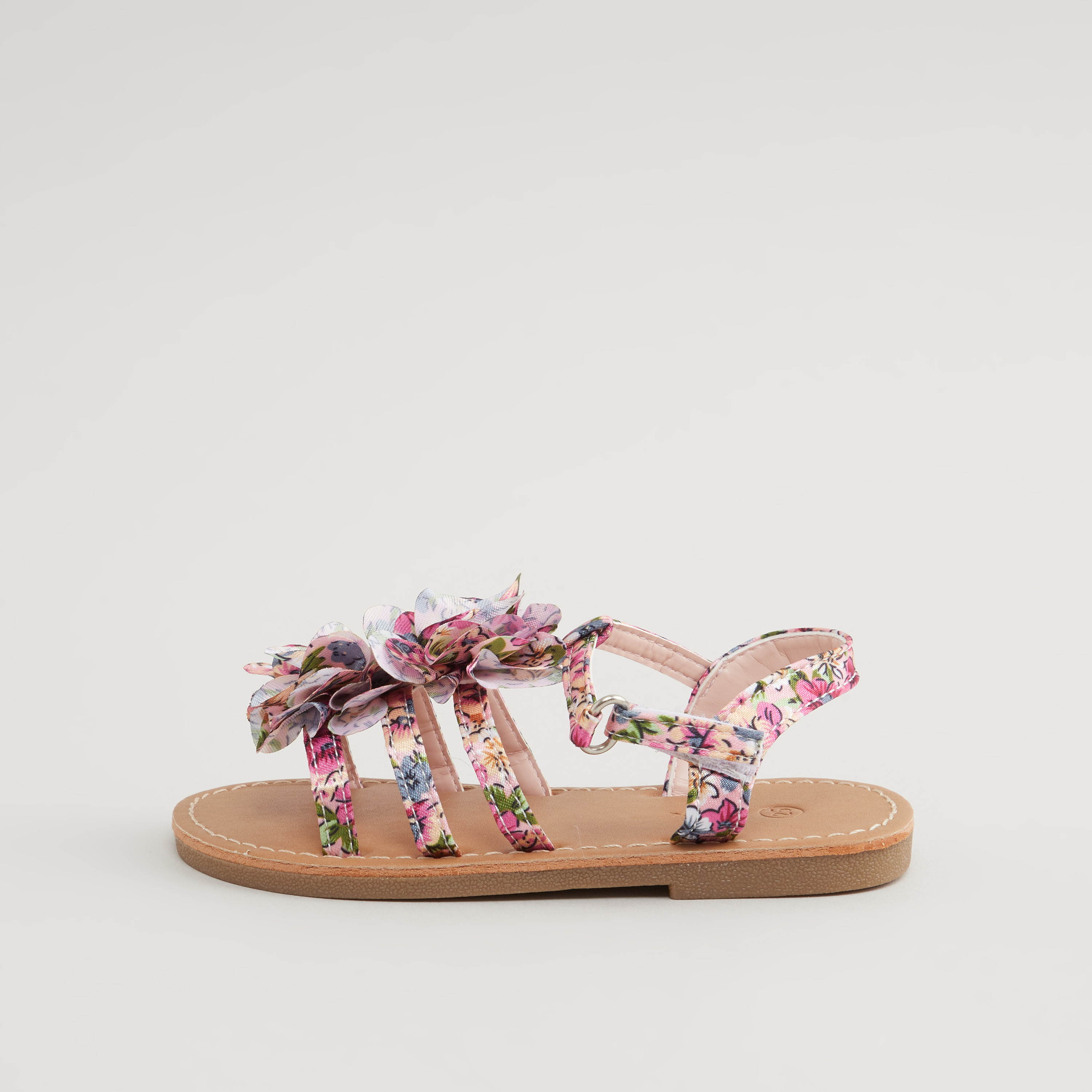 Floral sandals store