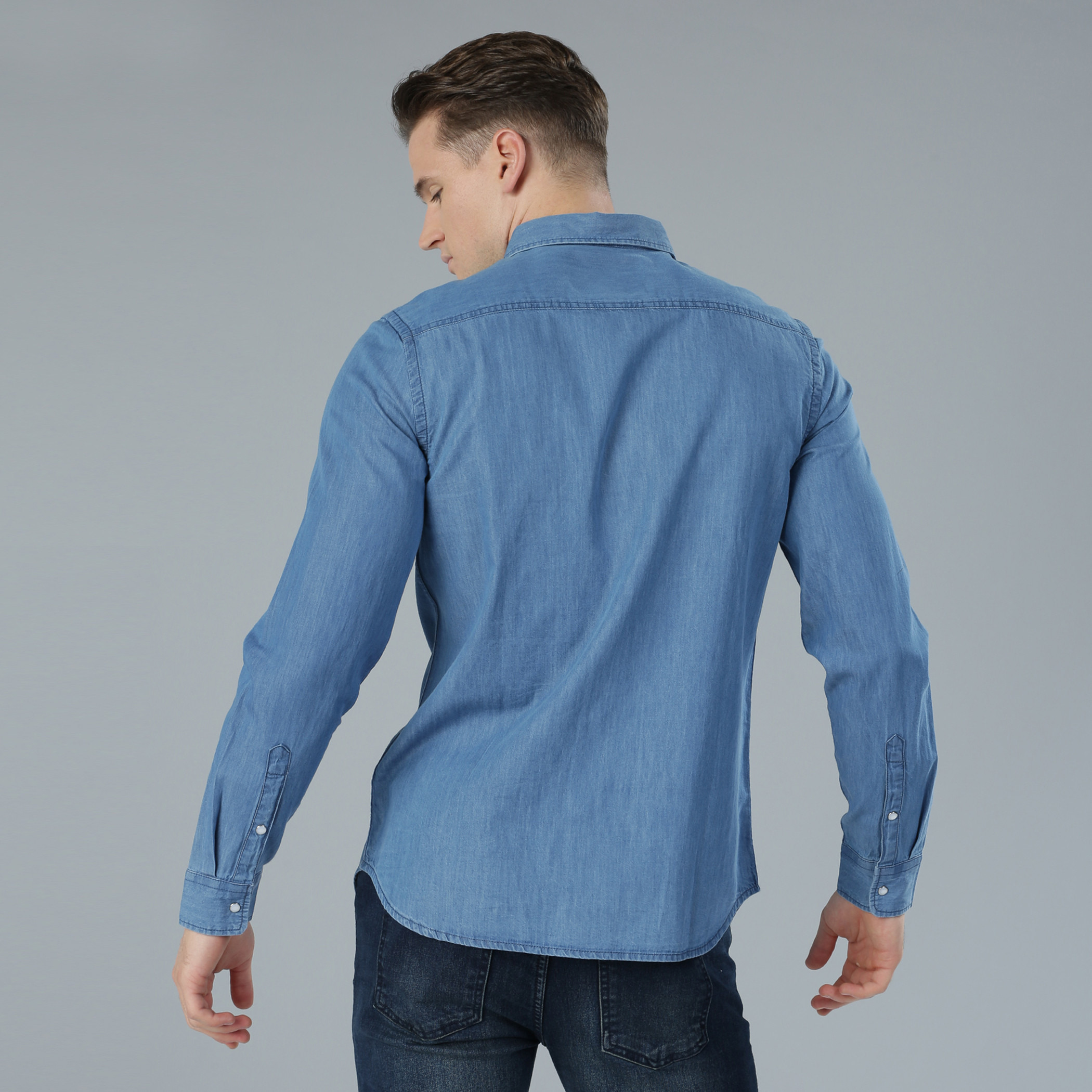 Denim shirt men 2018 hotsell