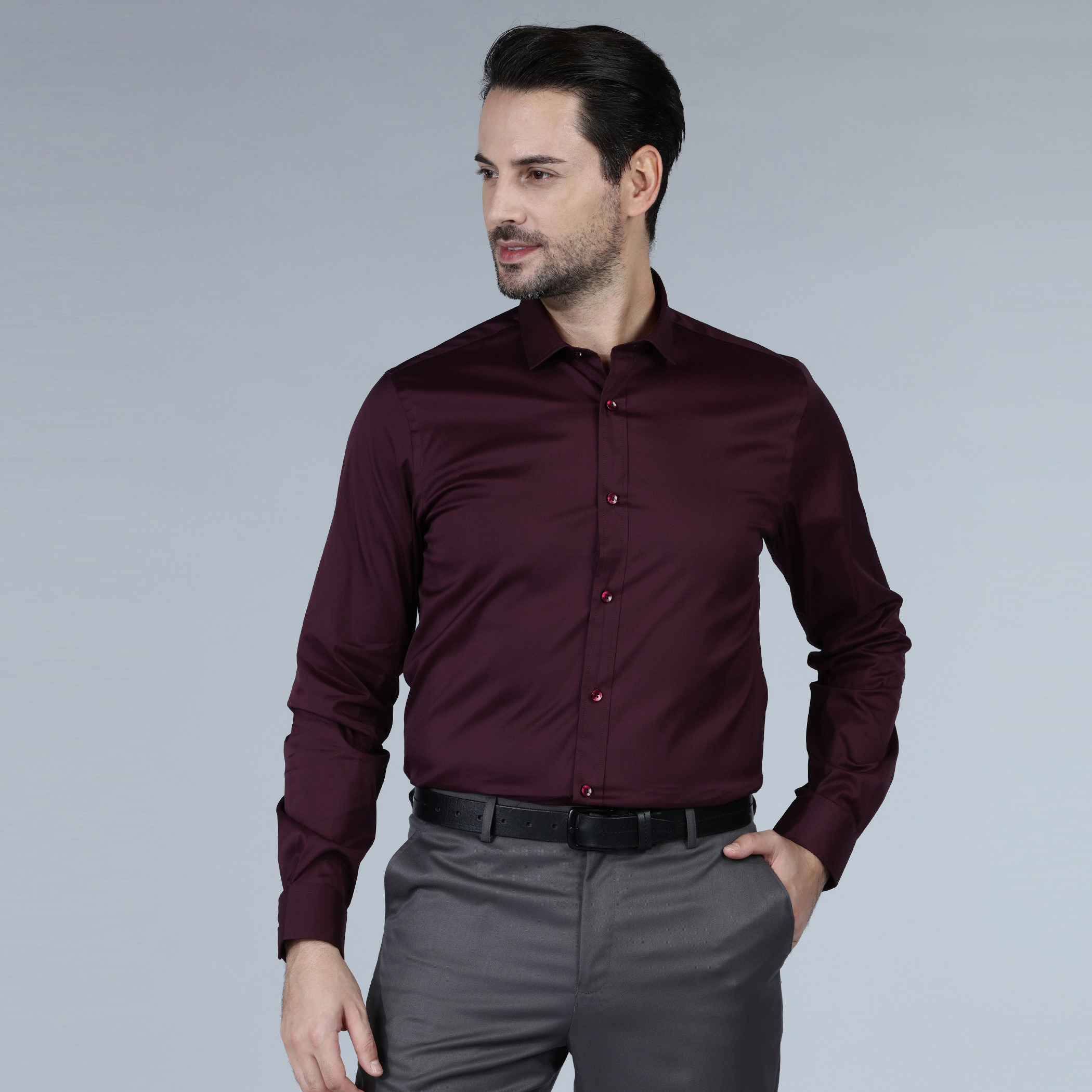 Shop Long Sleeves Formal Shirt in Regular Fit Online Max Qatar