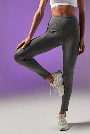 Solid Quick Dry Leggings in Slim Fit with Elasticised Waistband-mxwomen-clothing-activewear-leggings-1