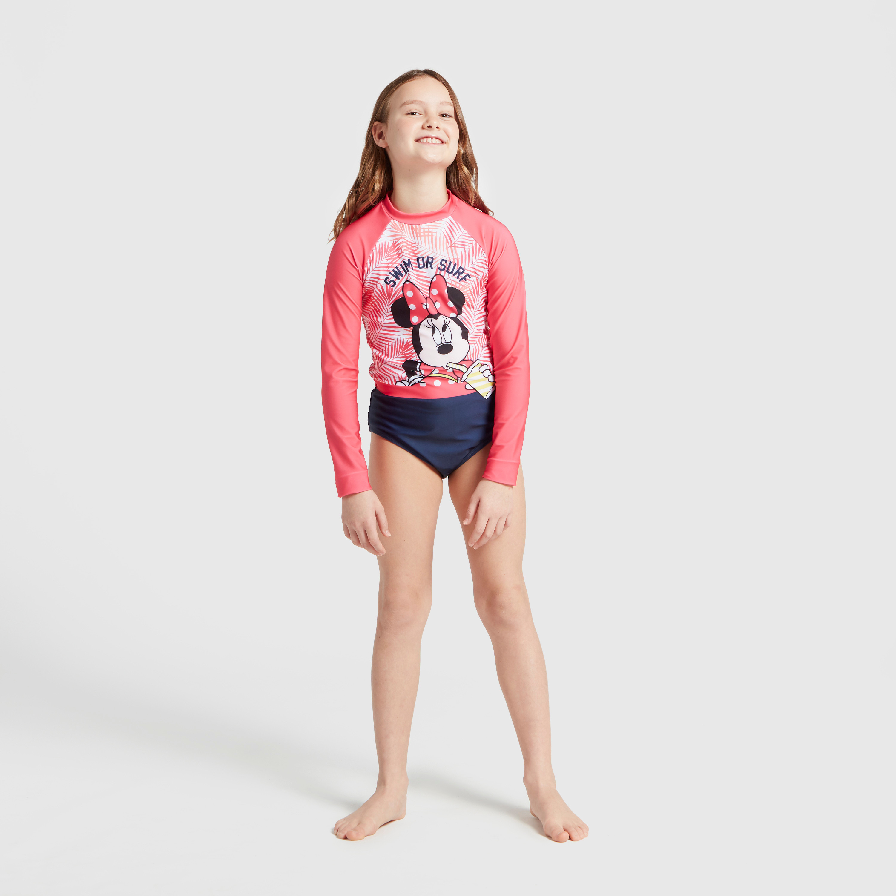 Minnie mouse rash hot sale guard swimsuit