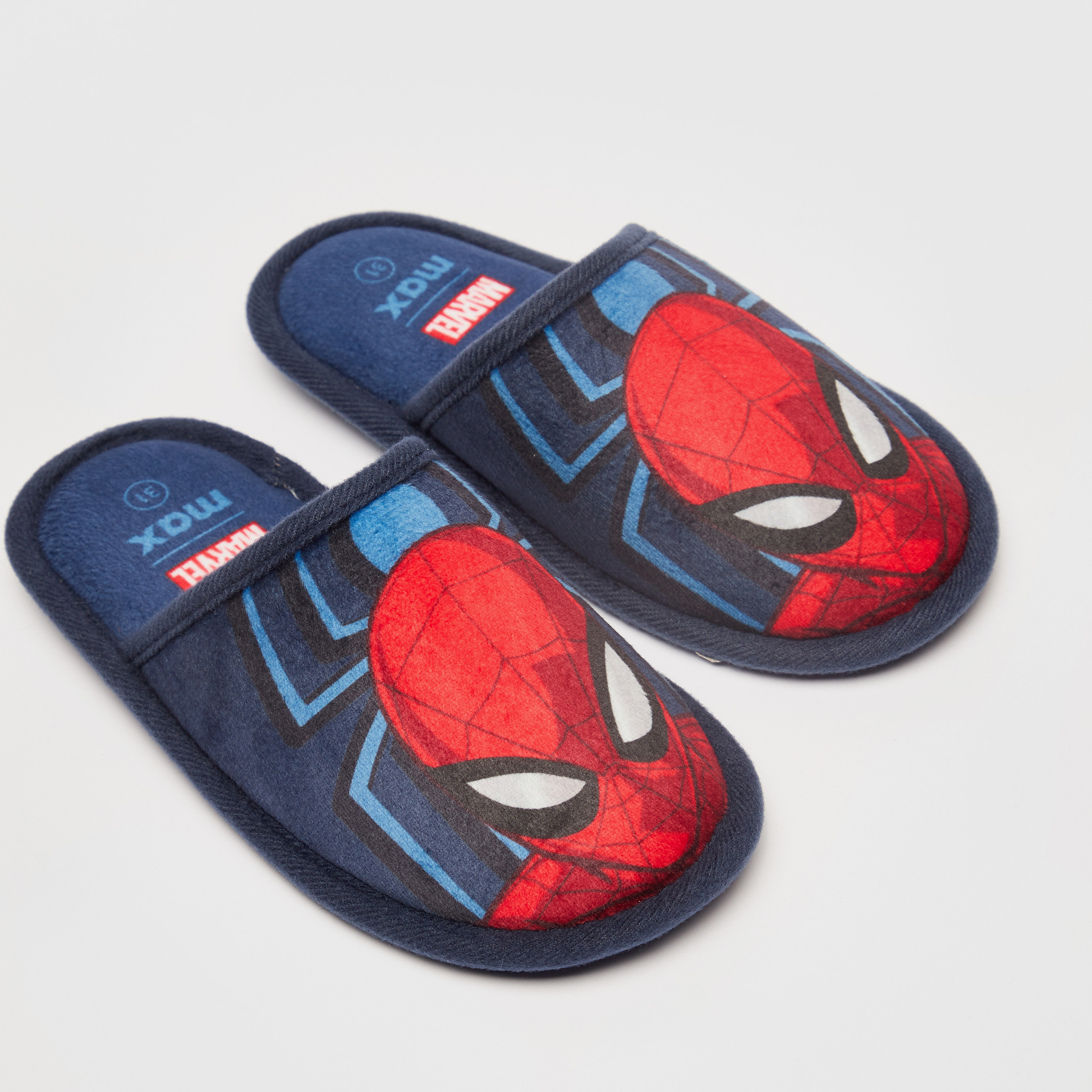 Shop Spider Man Print Bedroom Slippers Online Max UAE