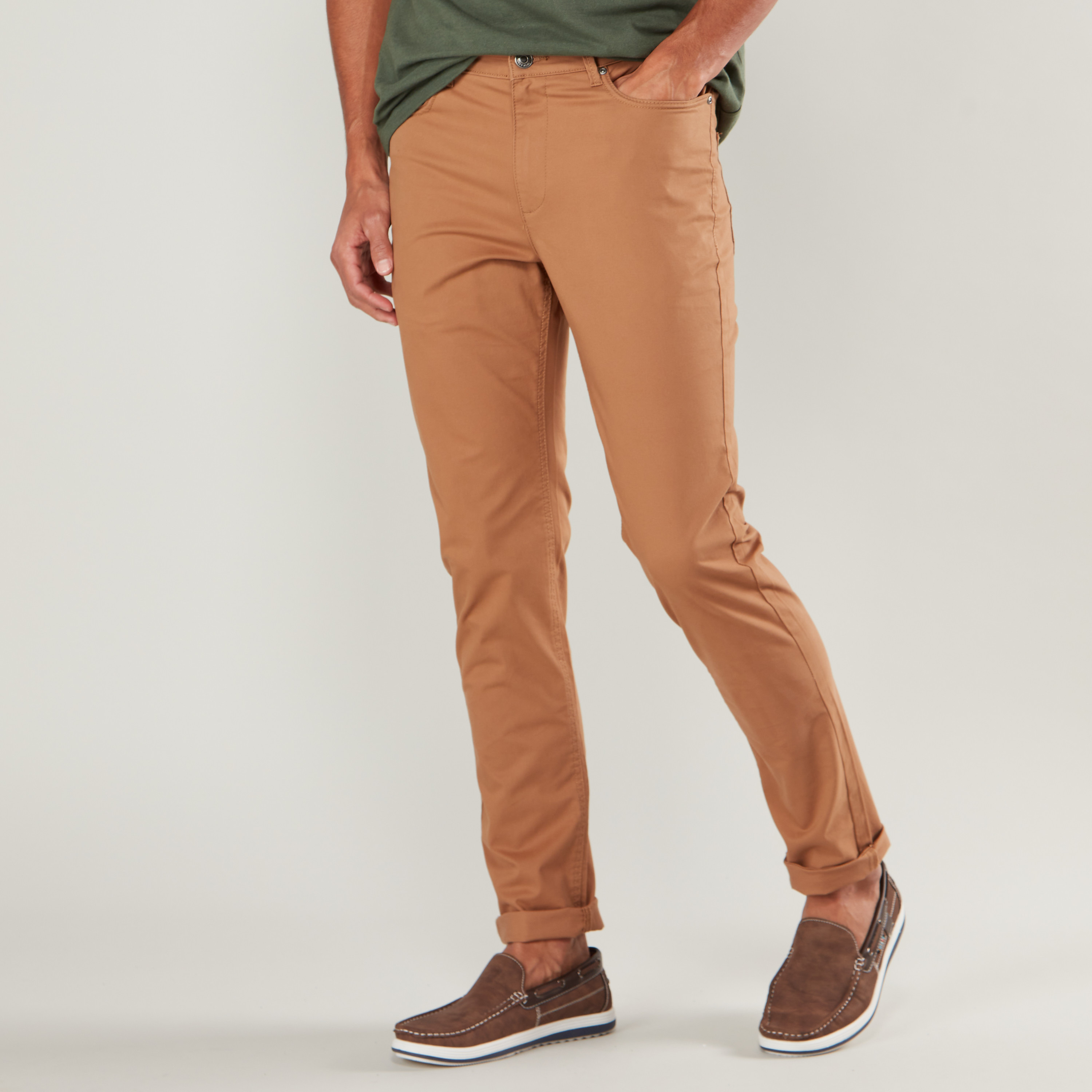 Chino joggers with belt on sale loops