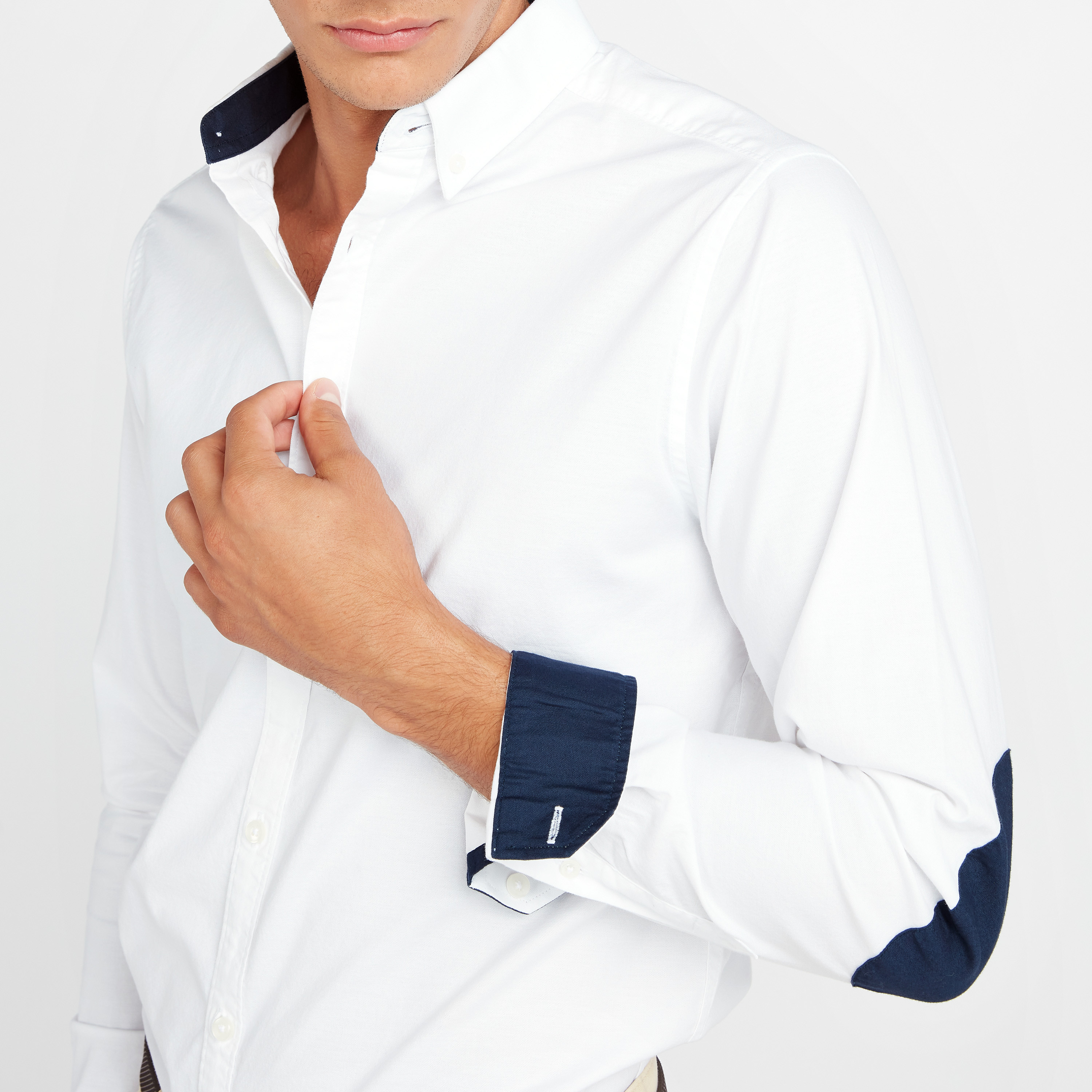 Indepict Elbow patch shirt シャツパンツMサイズセット Shop Elbow Patch Oxford Shirt with Spread Collar and Long