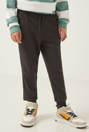 Textured Mid-Rise Jog Pant with Drawstring Closure and Pockets-mxkids-boyseighttosixteenyrs-clothing-bottoms-joggers-1