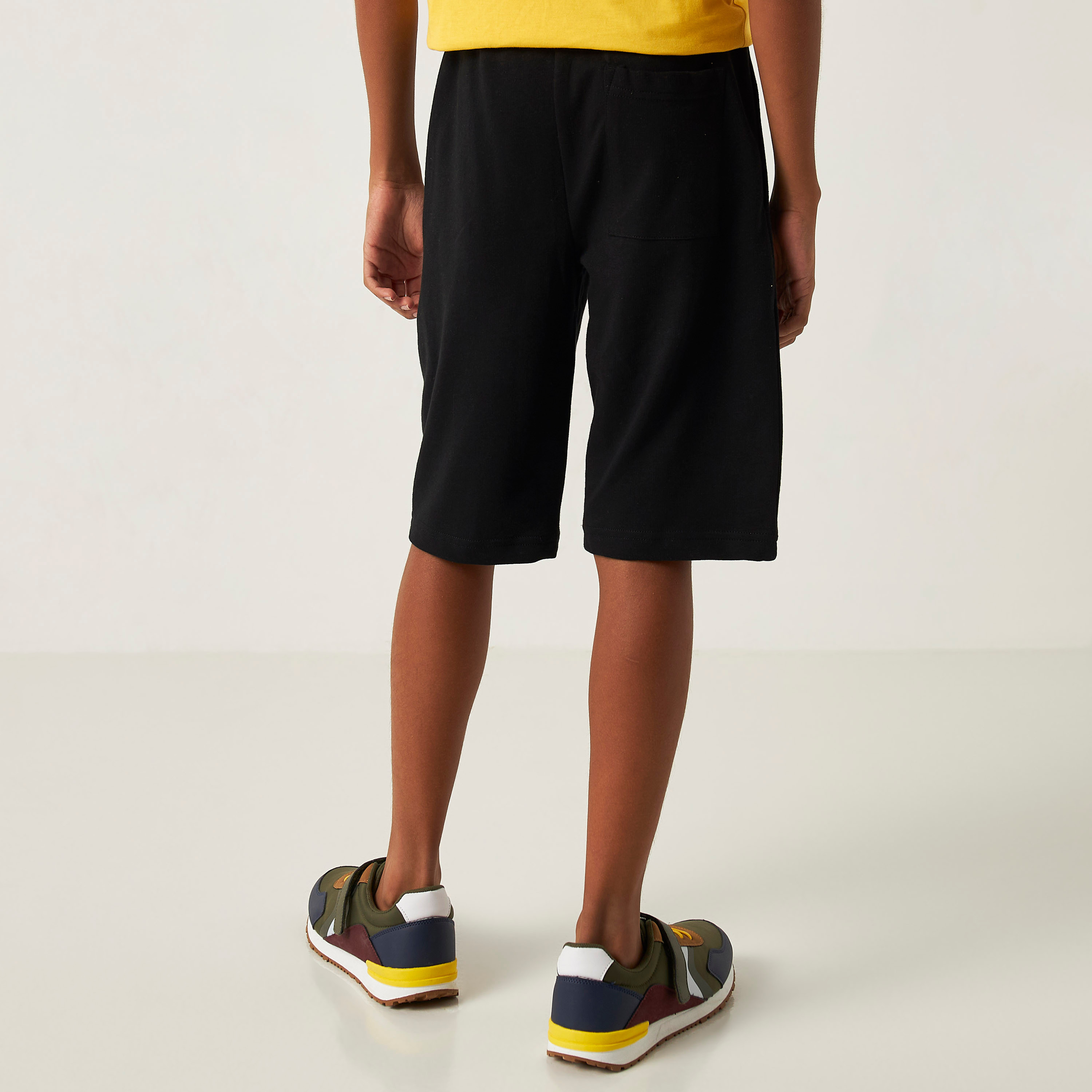 Shop Looney Tunes Print Mid-Rise Shorts 