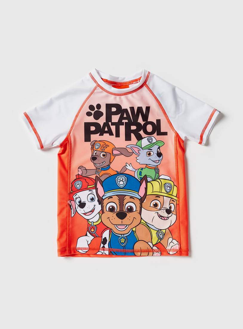 PAW Patrol Print 2-Piece Swimsuit Set-Swimwear-image-1