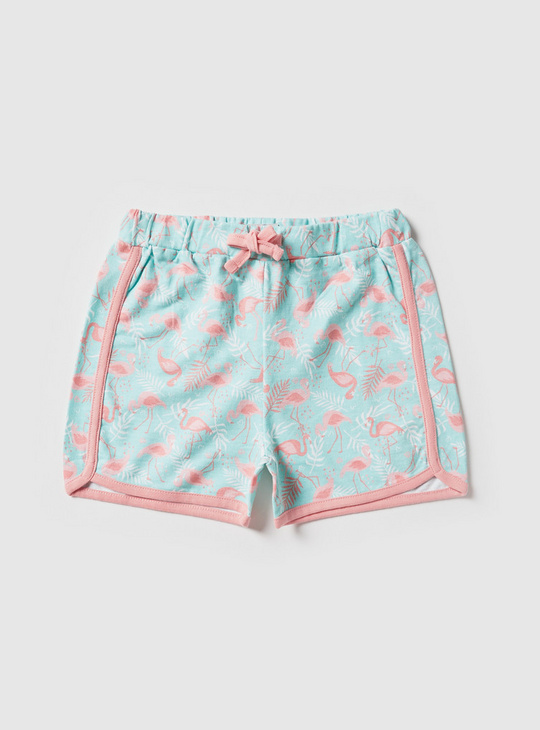 Set of 2 - Assorted Shorts with Drawstring Closure