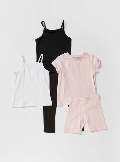 Solid 5-Piece Clothing Set