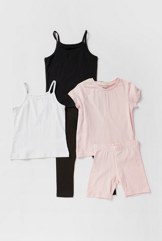 Solid 5-Piece Clothing Set