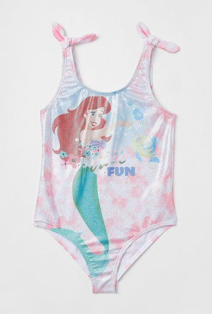 Ariel Tie-Dye Print Swimsuit with Knot Detail