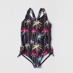 All Over Print Sleeveless Swimsuit
