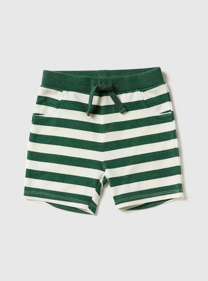 Set of 2 - Assorted Shorts with Drawstring Closure