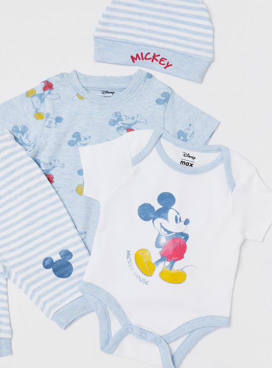 Mickey Mouse Print 6-Piece Clothing Gift Set