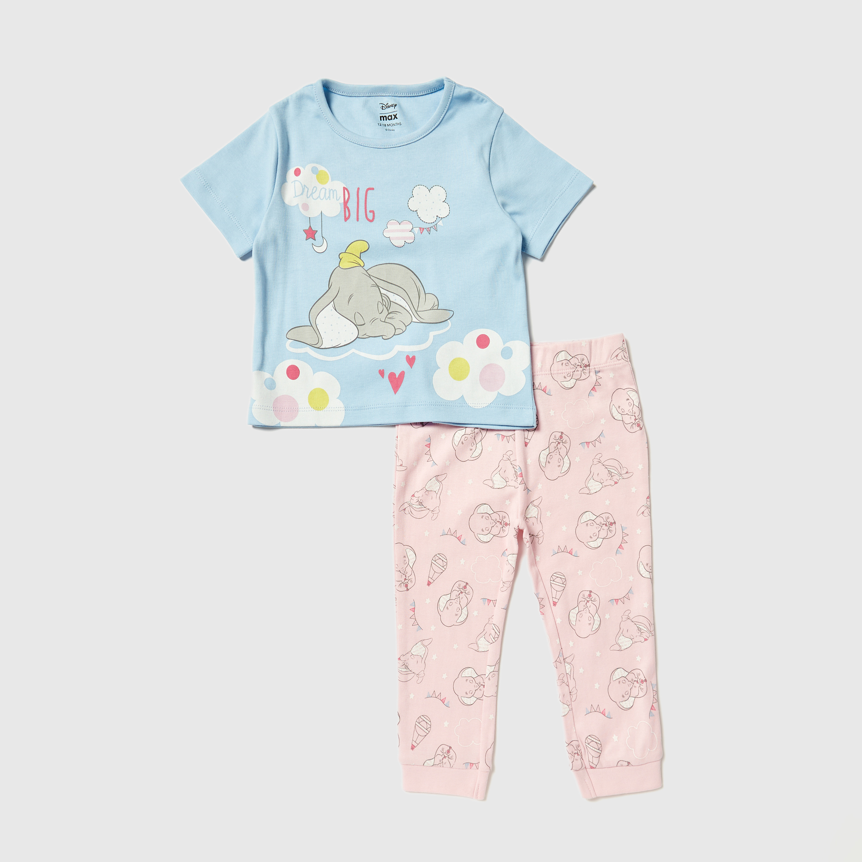 Shop Dumbo Print Short Sleeve T-shirt 