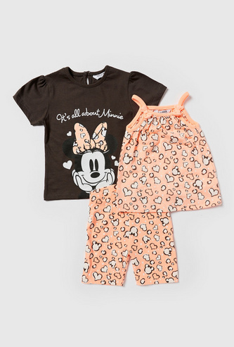 Minnie Mouse Print 3-Piece Clothing Set