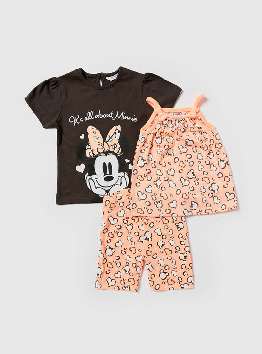 Minnie Mouse Print 3-Piece Clothing Set