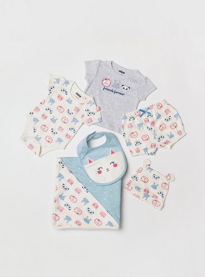 Printed 6-Piece Baby Gift Set