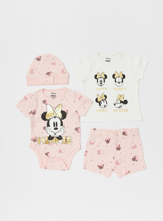 Minnie Mouse Print 6-Piece Clothing Gift Set