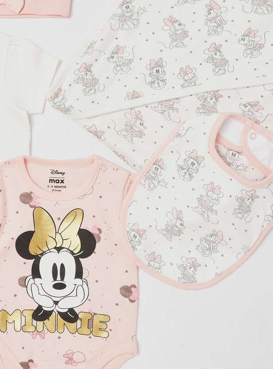 Minnie Mouse Print 6-Piece Clothing Gift Set