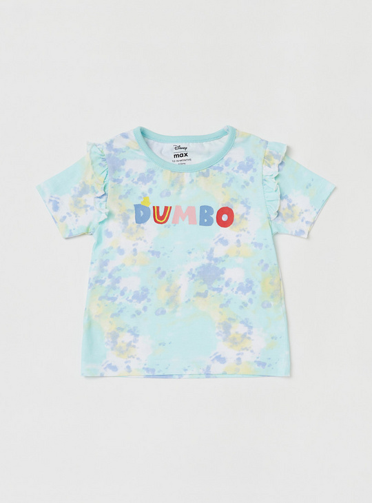 Dumbo Print BCI Cotton T-shirt with Pyjamas and Bodysuit