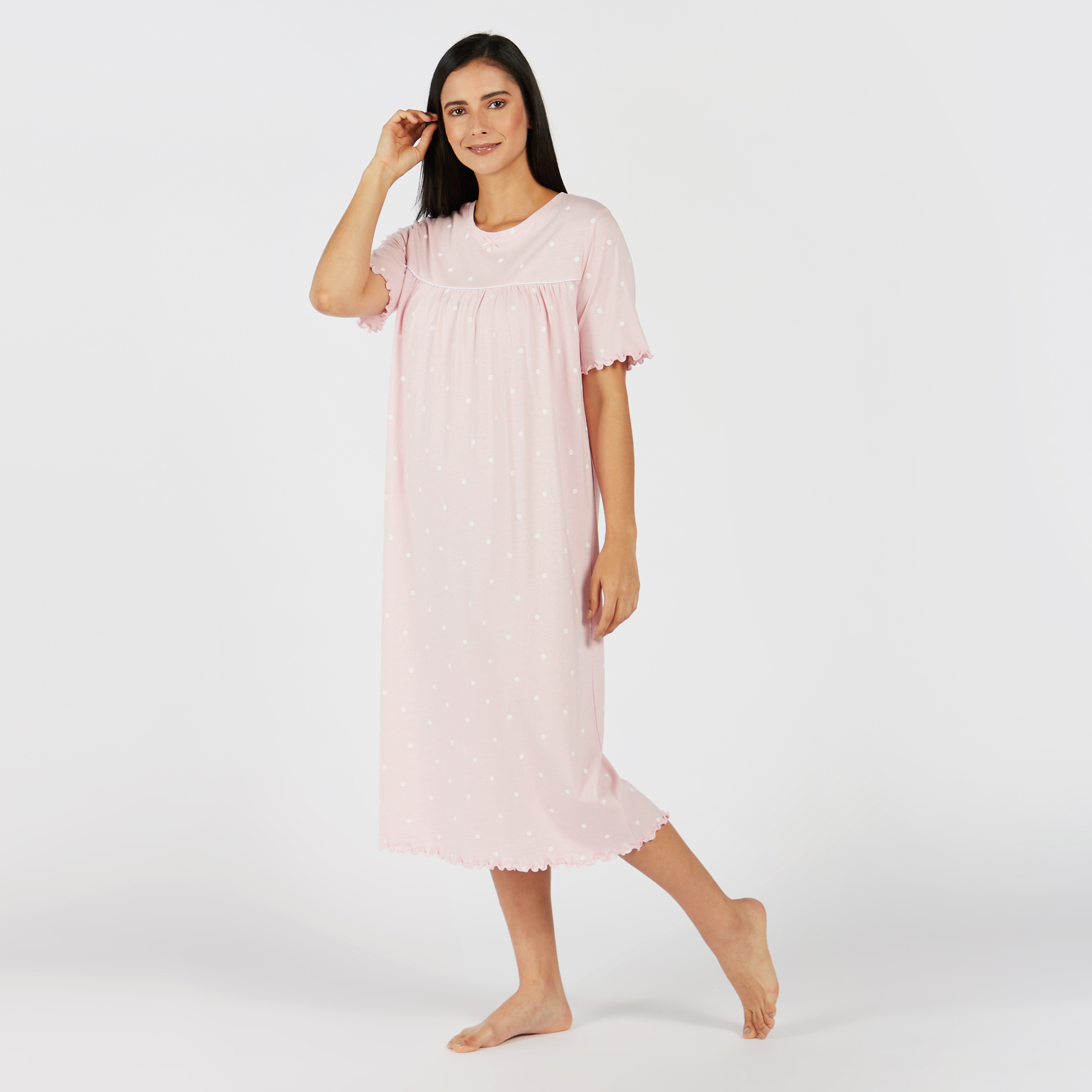 Short best sale sleep gown