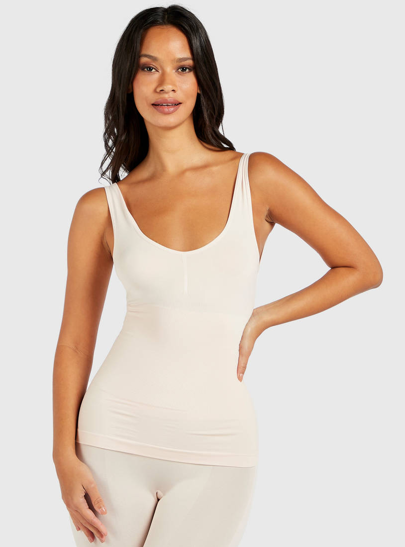 Shop Solid Shaping Camisole with Scoop Neck Online