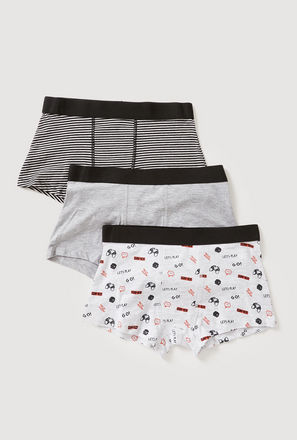 Set of 3 - Assorted Trunks with Elasticated Waistband-mxkids-boyseighttosixteenyrs-clothing-underwear-briefs-1