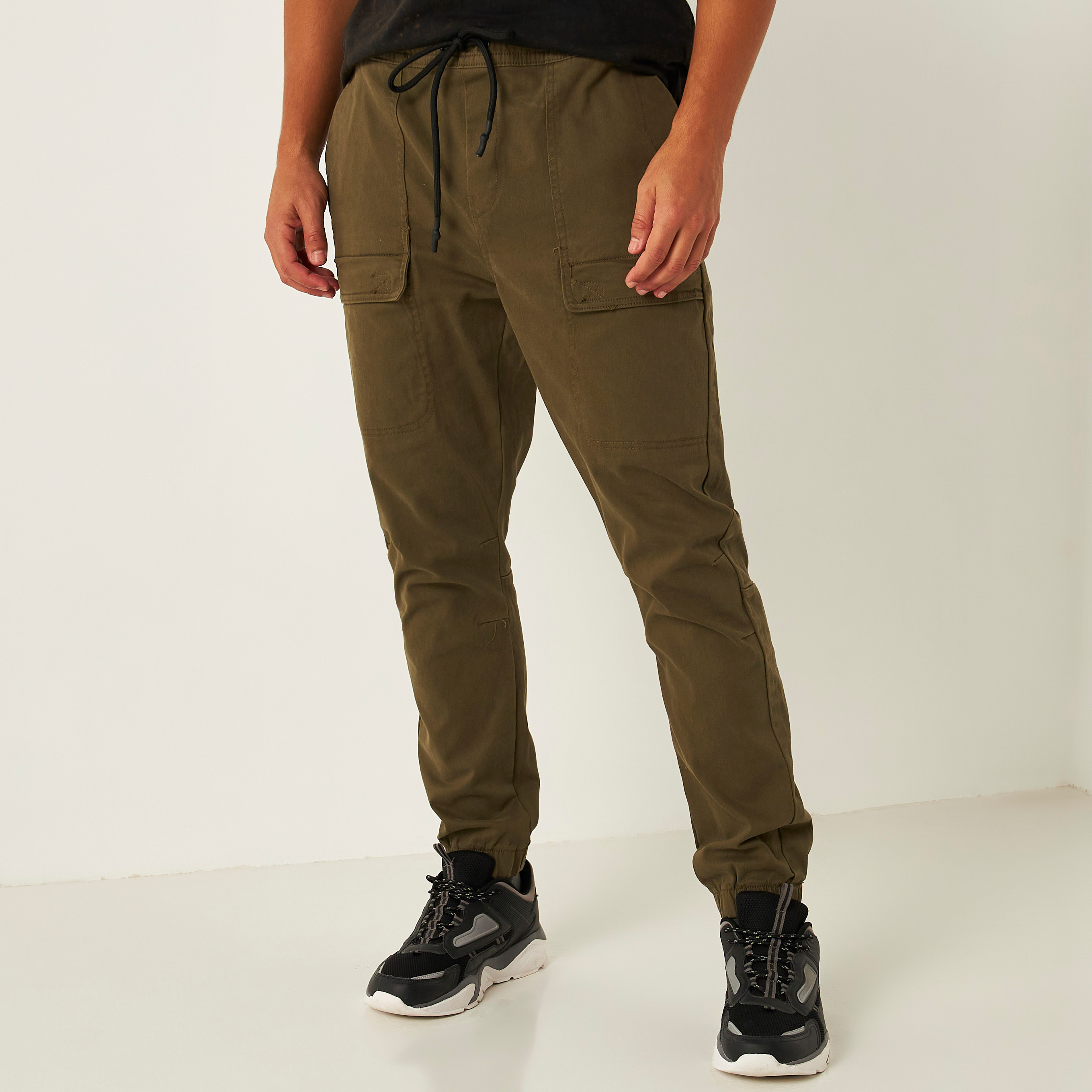 Shop Solid Cargo Joggers with 