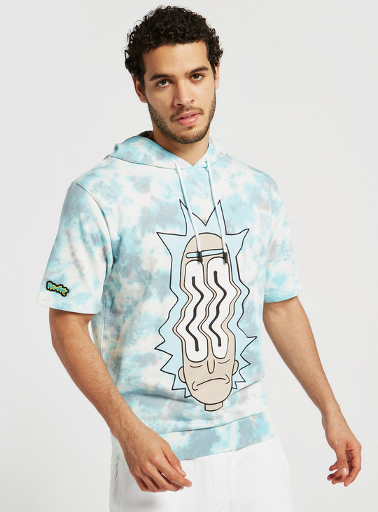 Rick and Morty Printed Sweatshirt with Hood
