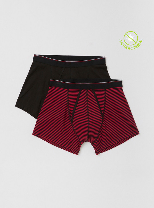 Set of 2 - Assorted Trunks with Elasticated Waistband