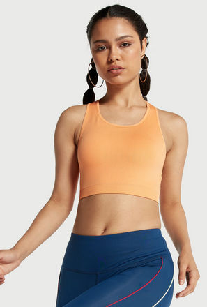 Solid Sports Bra with Racerback and Round Neck-mxwomen-clothing-activewear-brasandcroptops-2