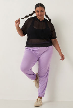 Solid High-Rise Joggers with Elasticated Waistband and Pockets-mxwomen-clothing-plussizeclothing-activewear-trackpantsandjoggers-2