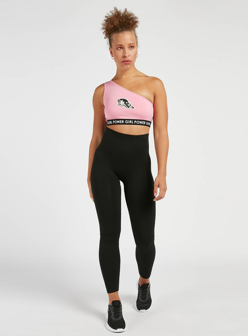 Shop The Powerpuff Girls Slim Fit Printed Crop Top with Elasticised Band  Online