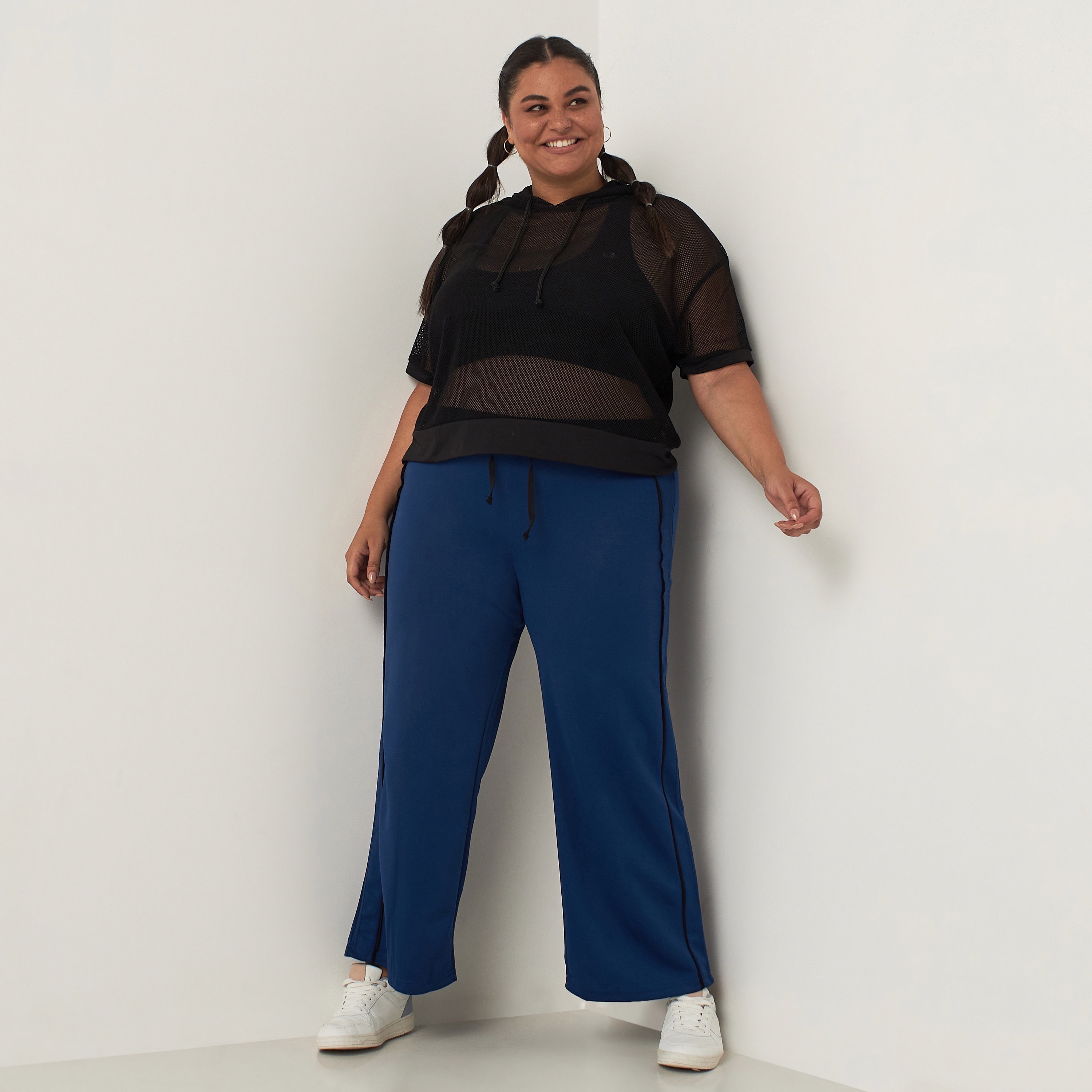 Plus size discount straight leg joggers