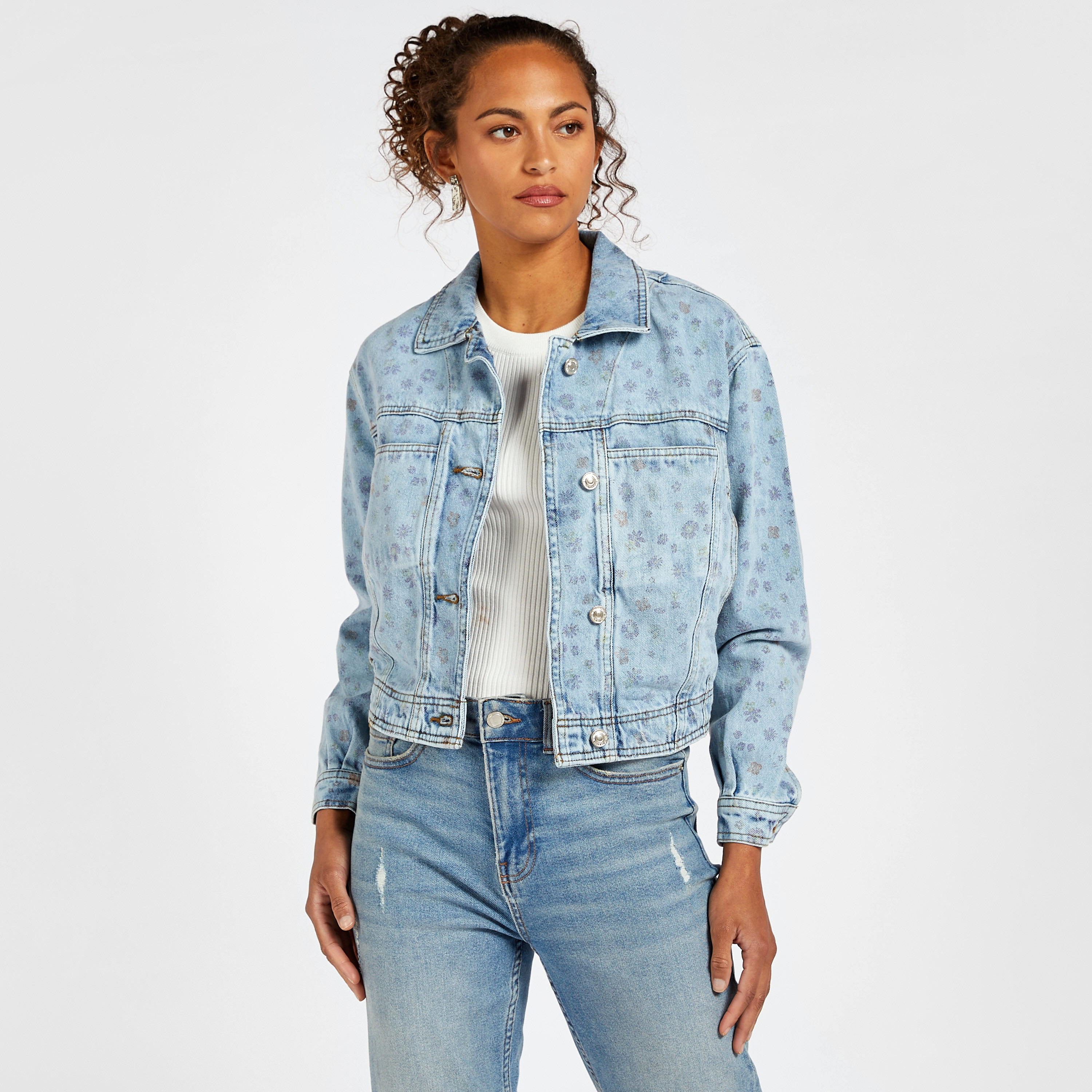 Shop Printed Sustainable Wash Cropped 