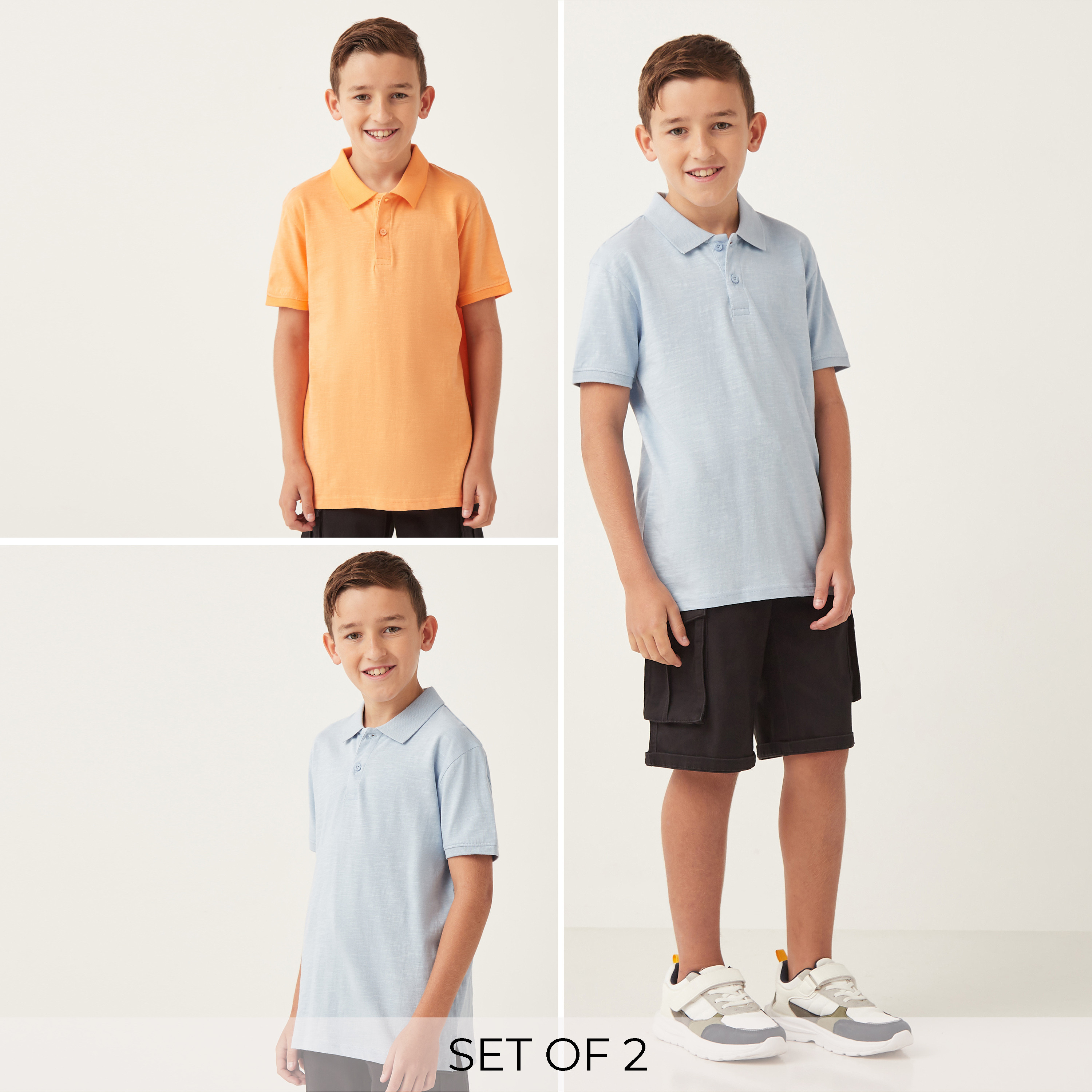 Pack of 2 2024 polo t shirts