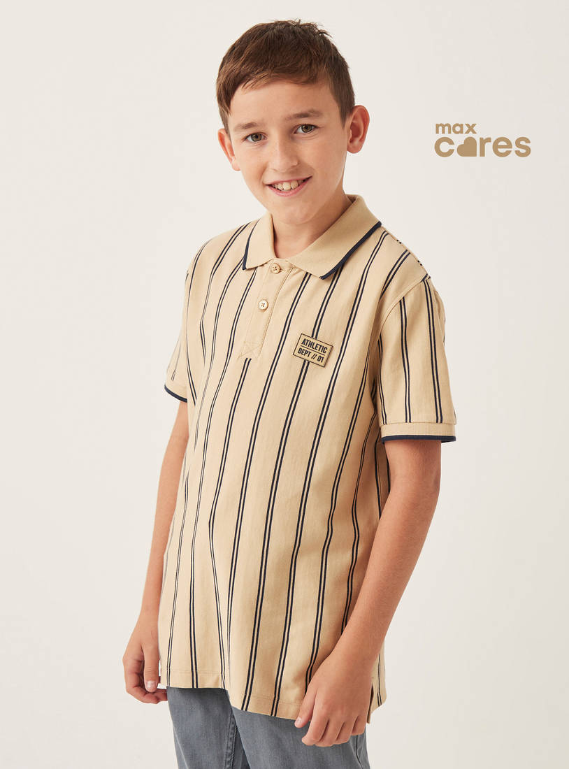 Striped Polo T-shirt-Polo Shirts-image-0