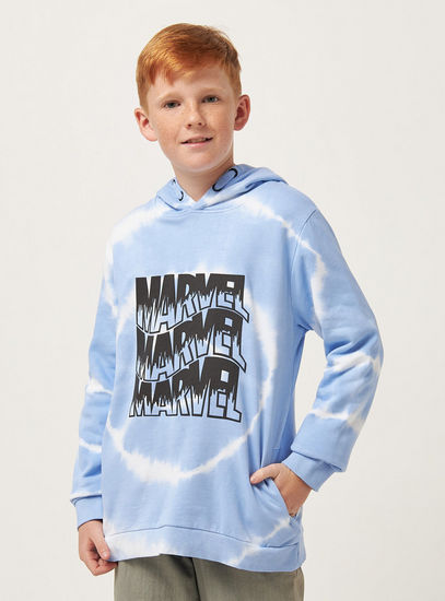 Marvel Print Hooded Sweatshirt