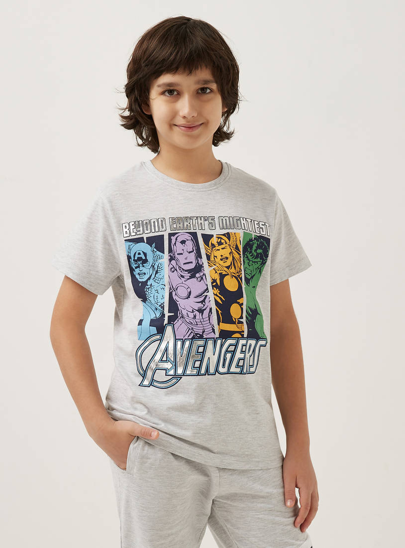Avengers Print T-shirt-Tops & T-shirts-image-0