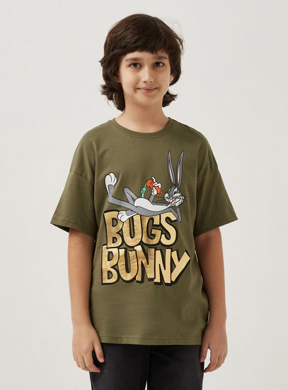Bugs Bunny Print T-shirt